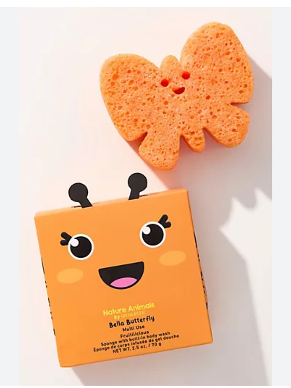 Spongelle Nature Animals Bella Butterfly Body Sponge